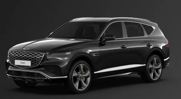 제네시스gv80 비크 블랙 색상