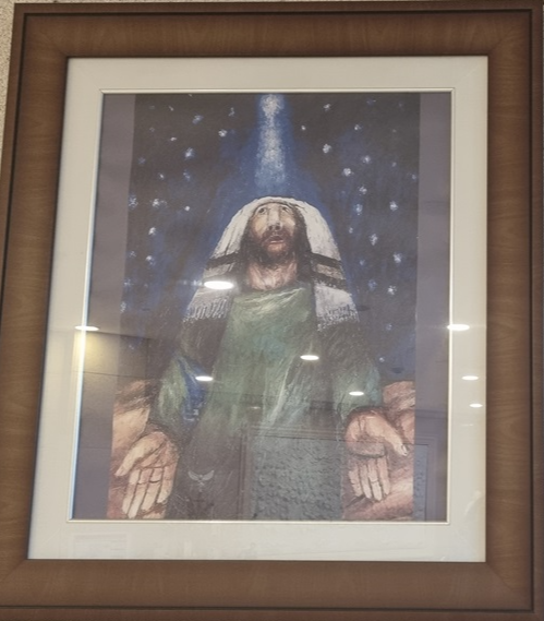 대전 노은동성당 주보성인 아브라함 성인 그림