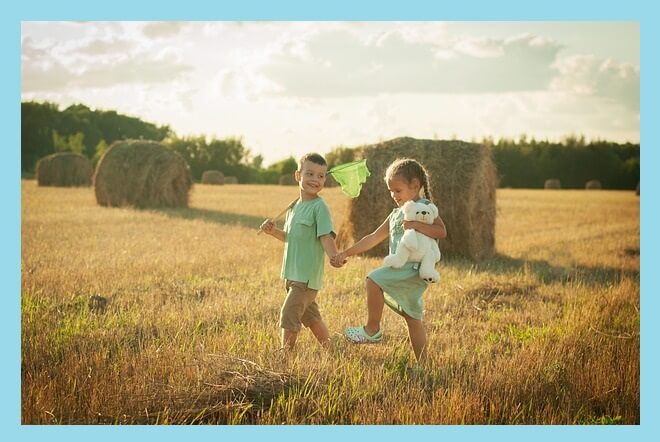 교외체험학습-공원-어린이들