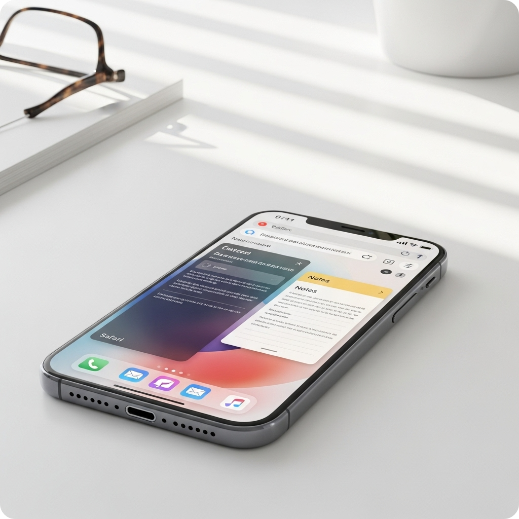 아이폰에서 갤럭시처럼 멀티태스킹하는 방법