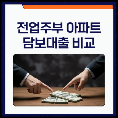 전업주부 아파트담보대출 비교