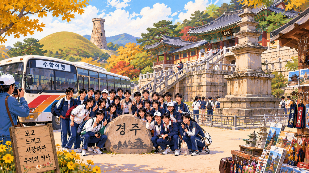 수학여행의 단골 목적지가 경주였던 이유