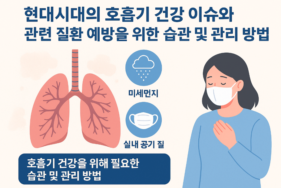 호흡기 건강 이슈 관련 사진