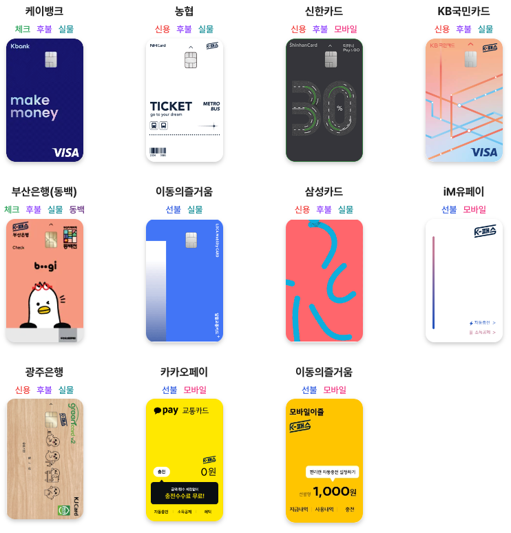 K-패스 카드