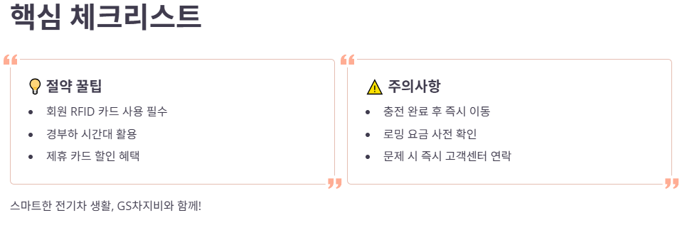 GS차지비 충전 최종 점검!