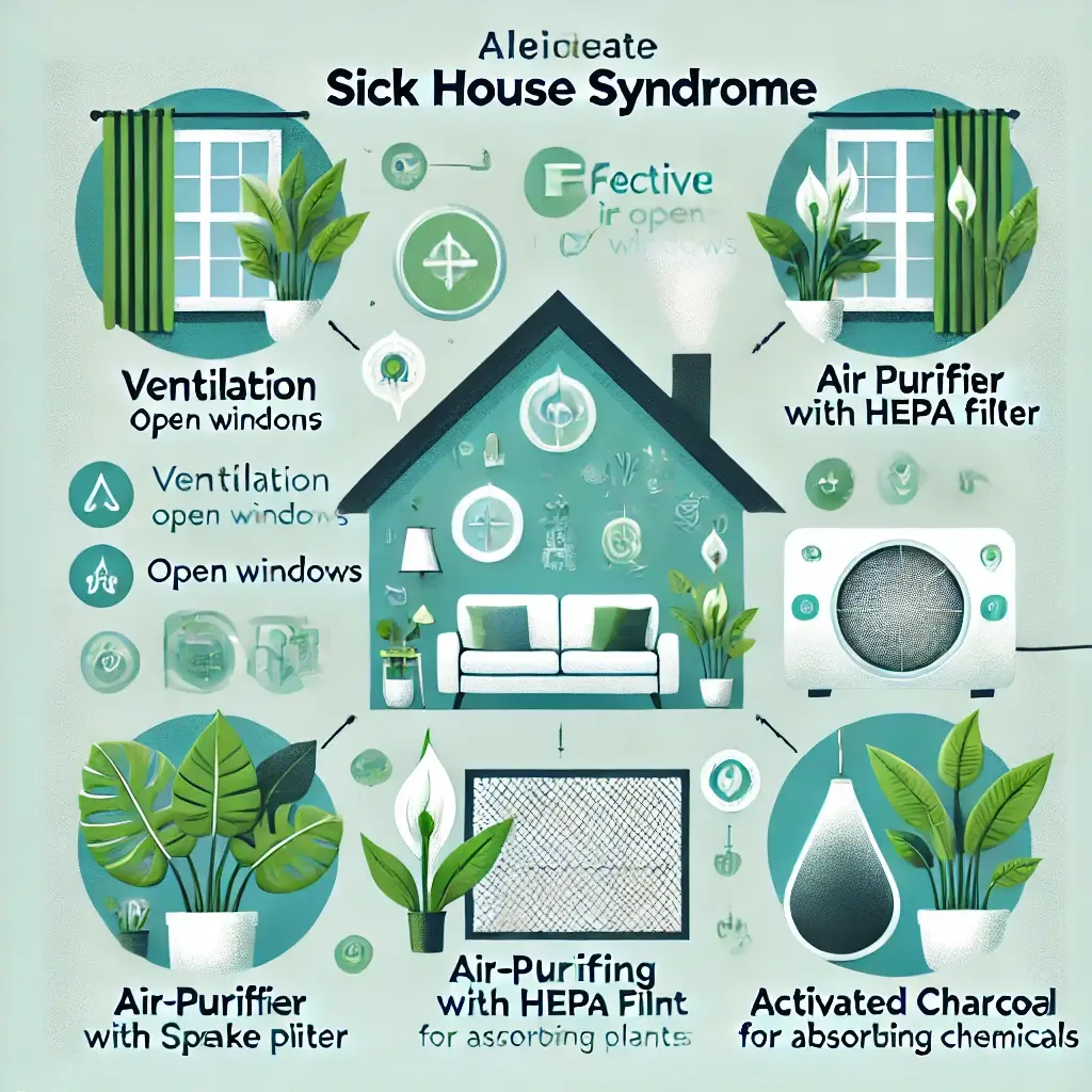 새집증후군의 완화 방법