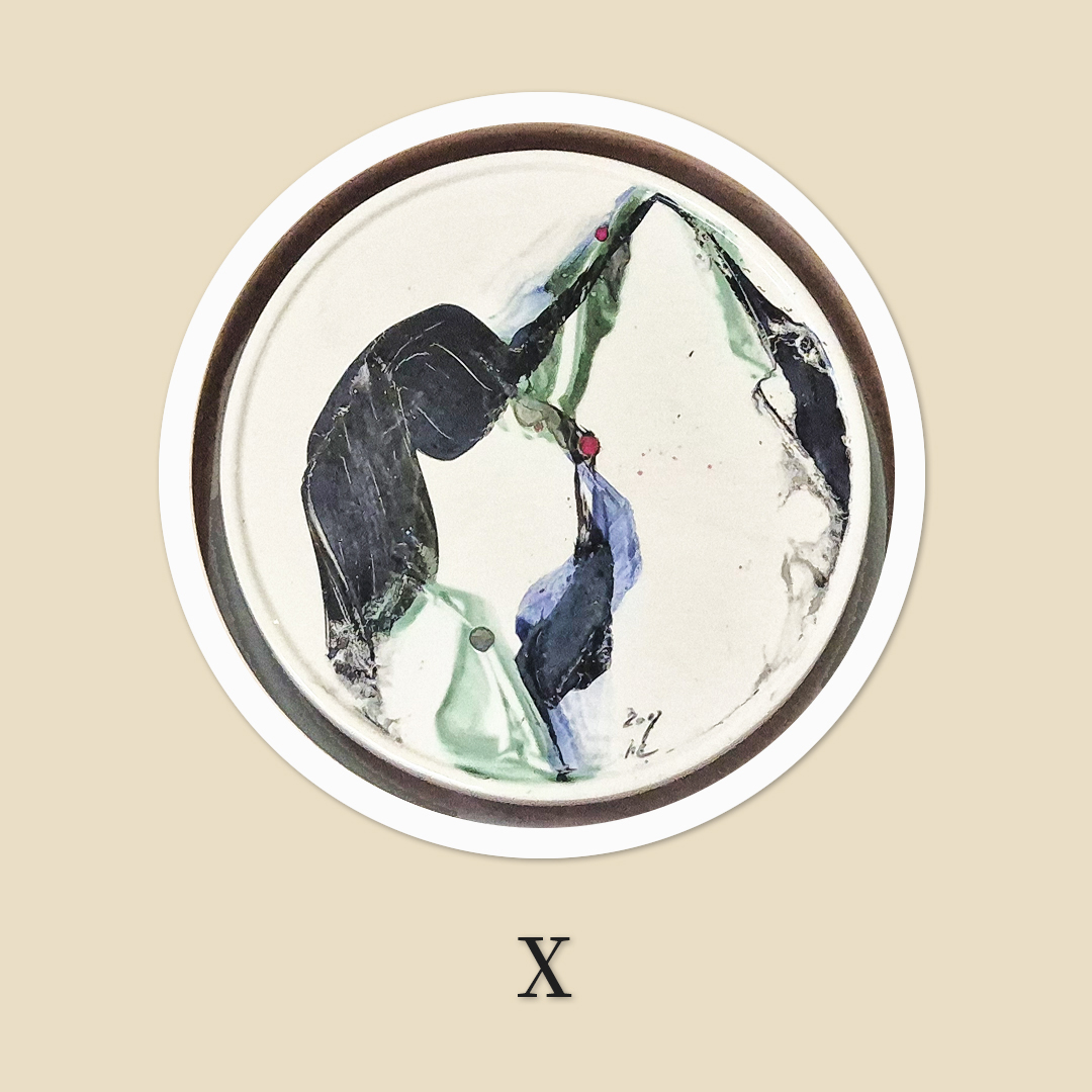 신봉동성당 김인중 신부의 스테인드글라스 십자가의 길 제10처