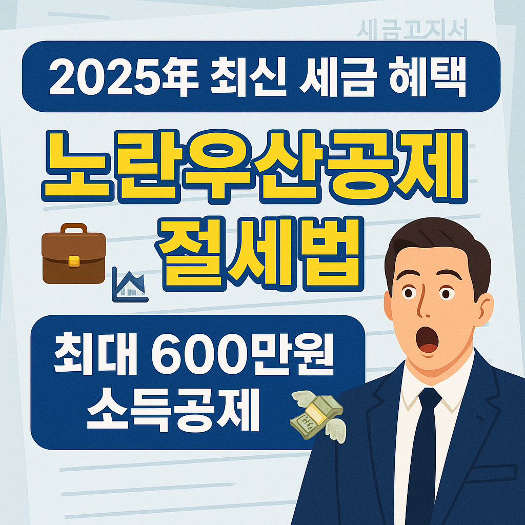 2025 노란우산공제로 종합소득세 절세하는 법
