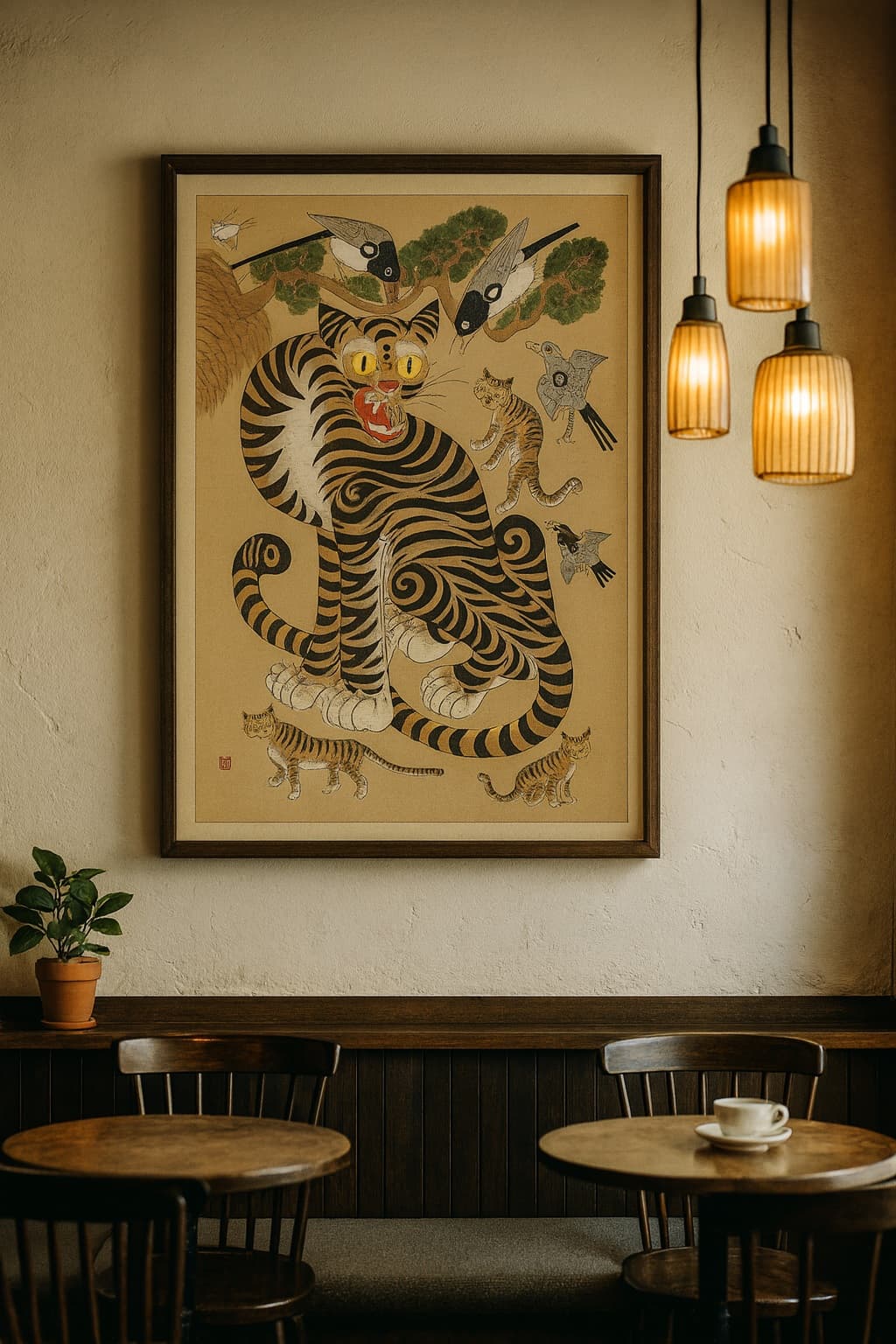 민화의 생활 속 활용 ㅣ 인테리어 디자인에 스며든 전통