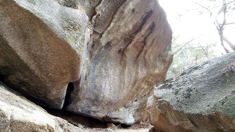 서울둘레길(SeoulTrail) 1-3코스 수락산&middot;불암산 '거인손자국 바위'