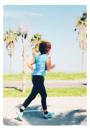 슬로우 조깅 효과 이미지