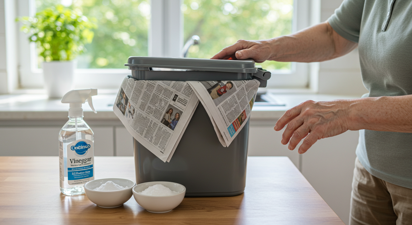 65세 이상 어르신도 쉽게! 여름철 음식물 쓰레기 냄새 없애는 확실한 방법