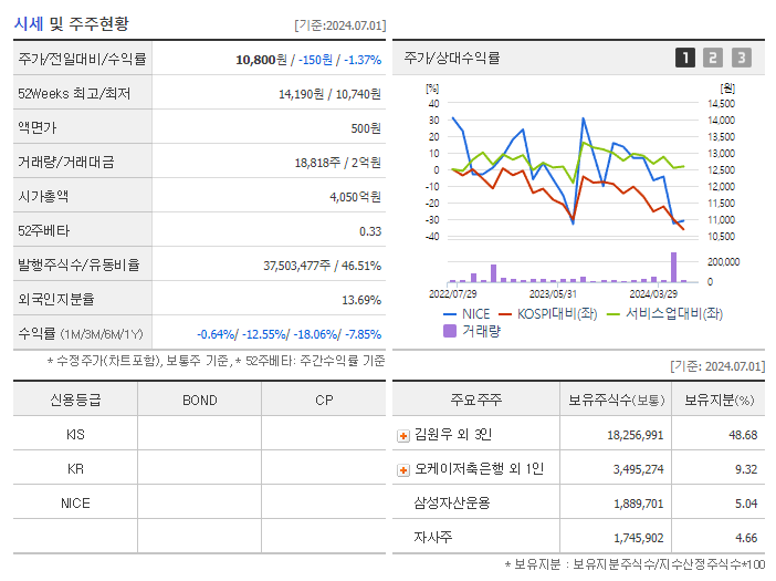 NICE_기업개요