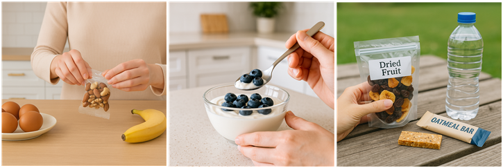 건강 간식 조합 예시 3가지