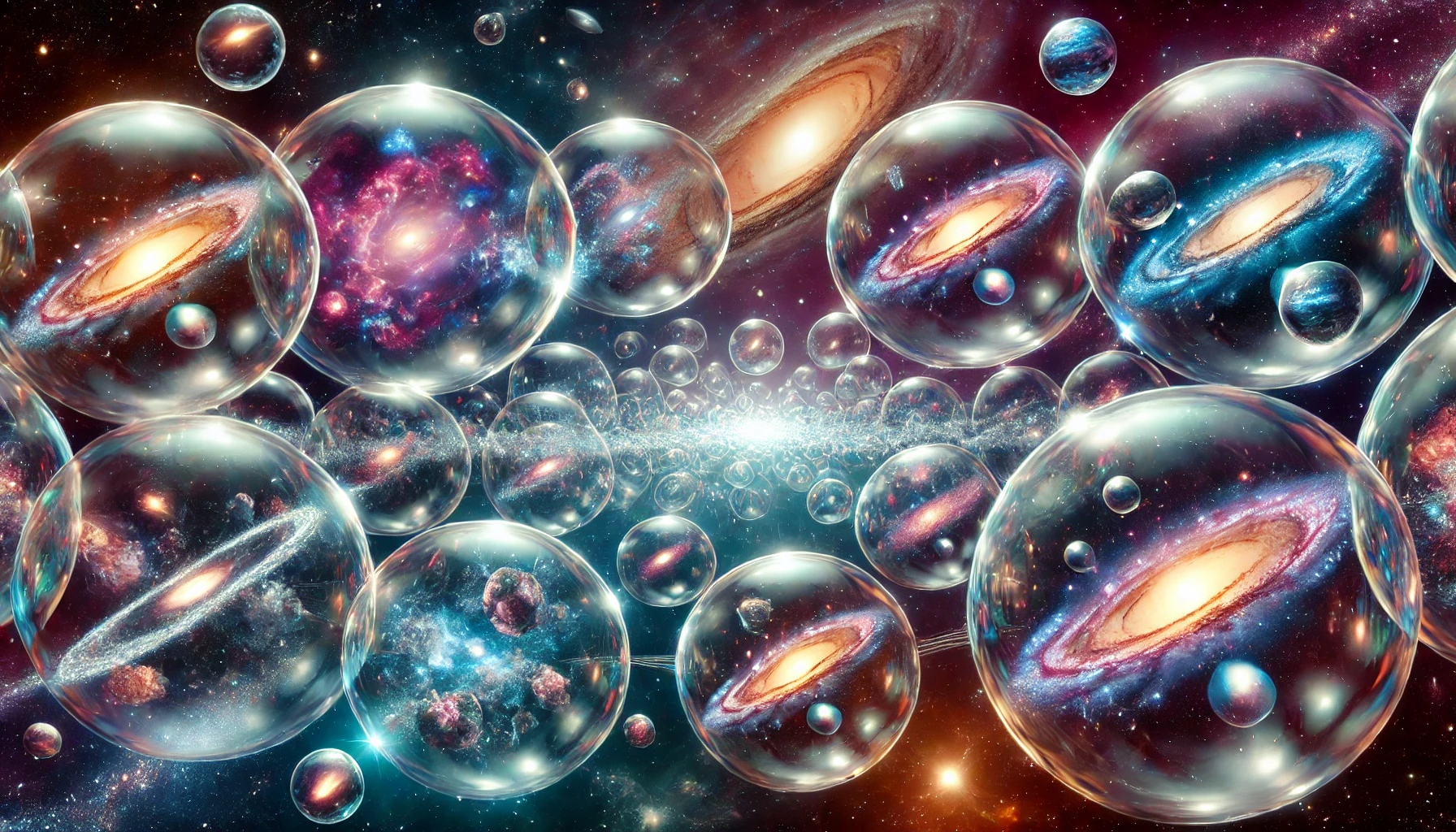 다중 우주 이론을 개념적으로 표현