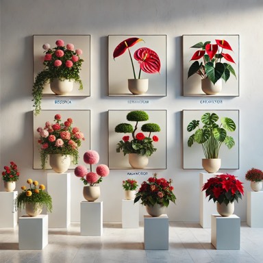 실내에서 키우기 쉬운 꽃식물들