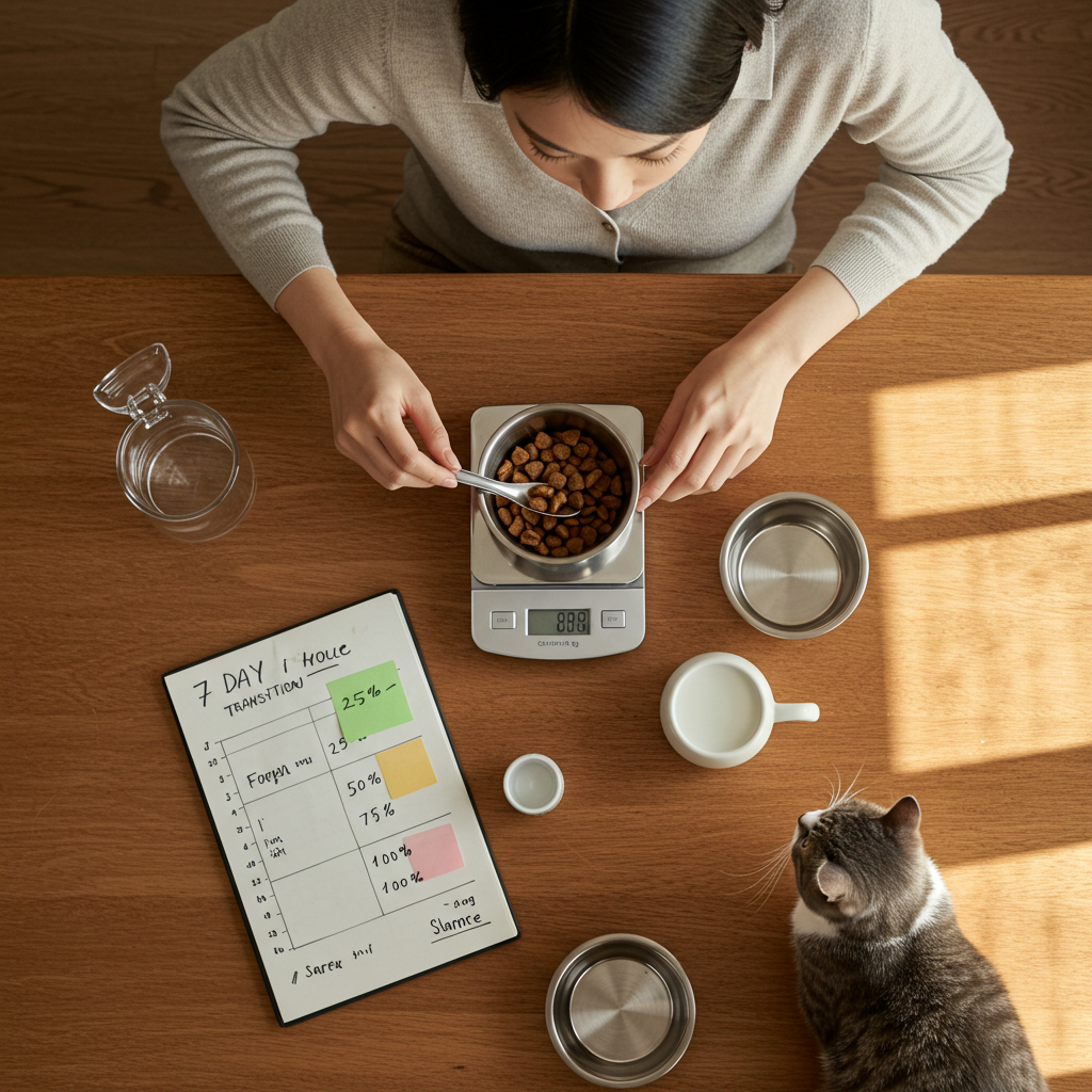 급여량, 전환 방법, 컨디션 관찰