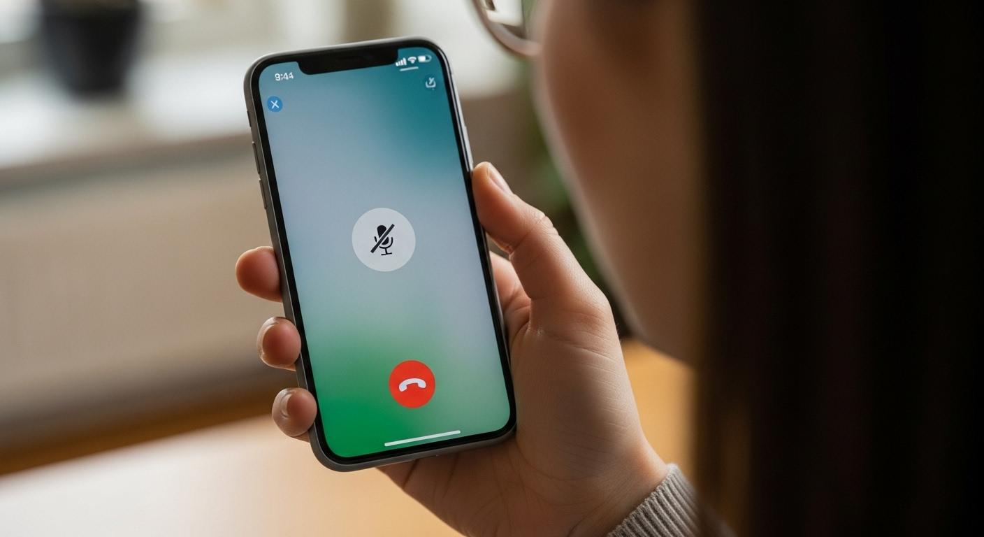 아이폰 통화 녹음 소리 안나게