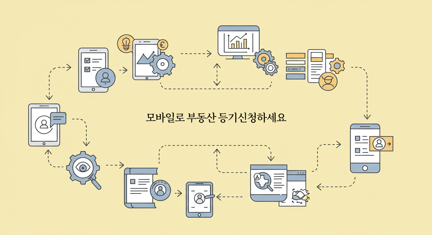 모바일 부동산 등기신청