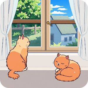 고양이가 창문가에 앉아있는 이미지