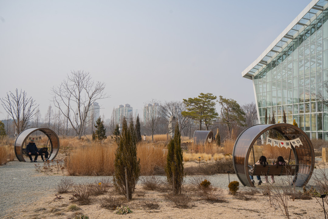 일월 수목원 벤치