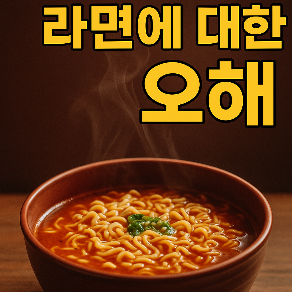 라면에 대한 오해