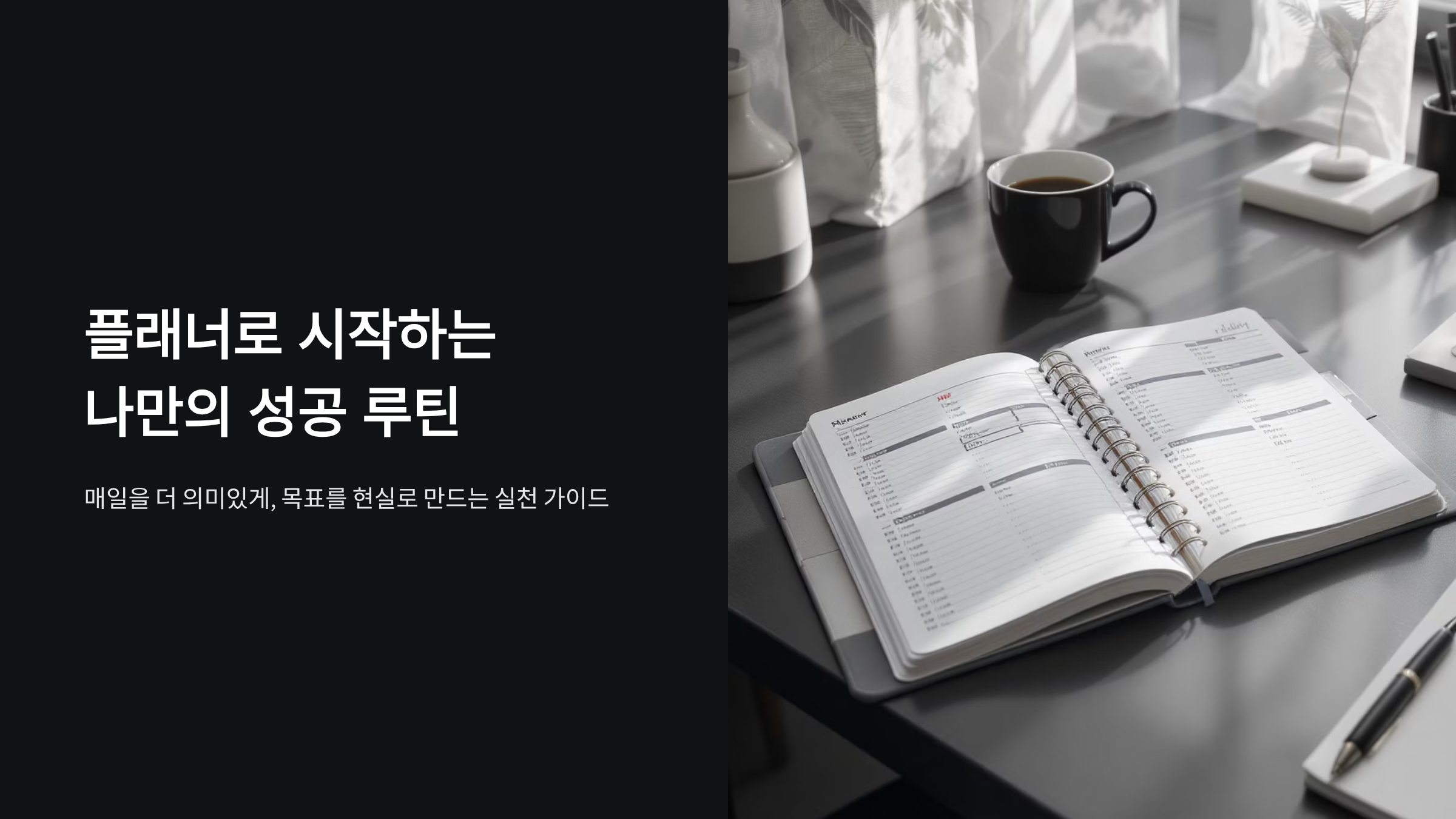 매일 플래너로 인생 역전하기