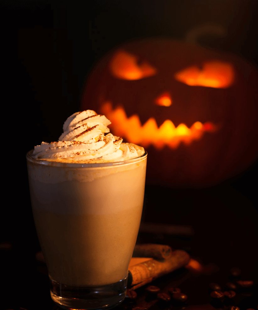 펌킨 크림 차이 라떼