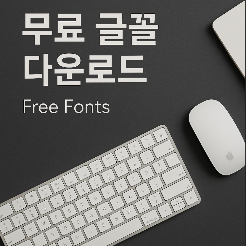 무료 글꼴 다운로드 사이트 추천 BEST 5