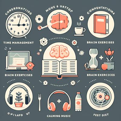 집중력 향상을 위한 5가지 방법 및 주의사항