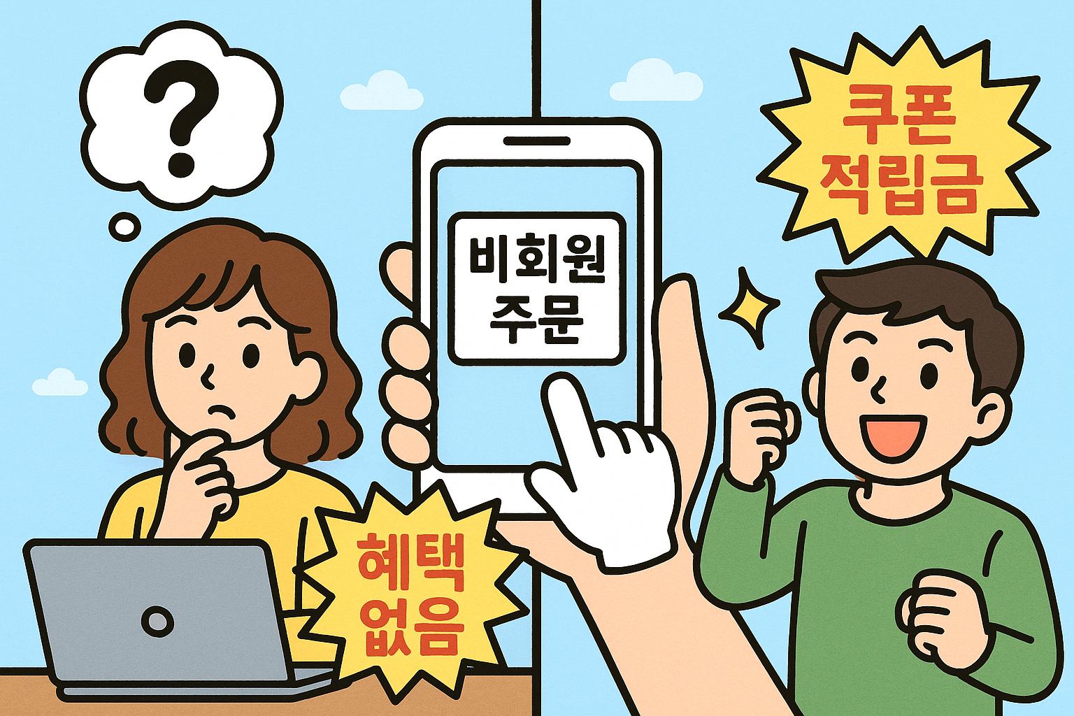 🛒 비회원 주문과 회원 주문, 어느 쪽이 이득일까?
