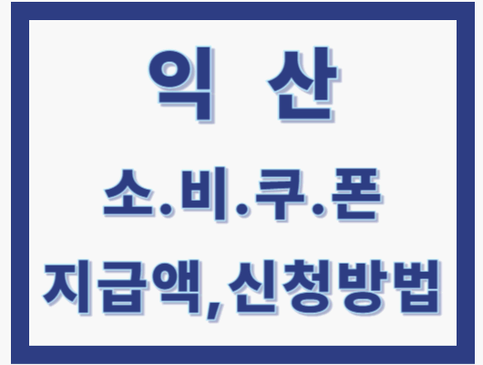익산시 소비쿠폰