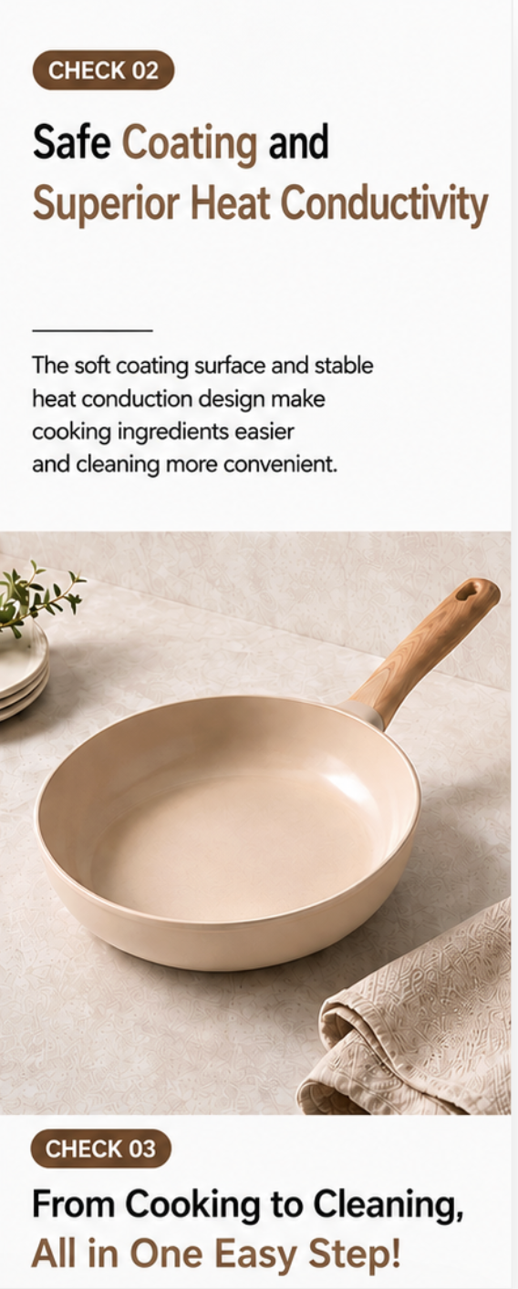 Example of a kitchenware product page created with Draph Art