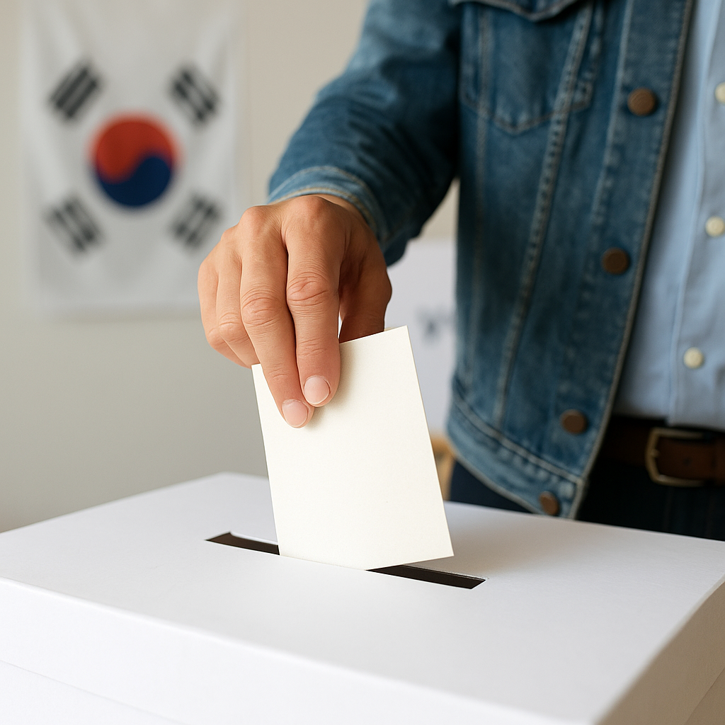 광명시 사전투표소