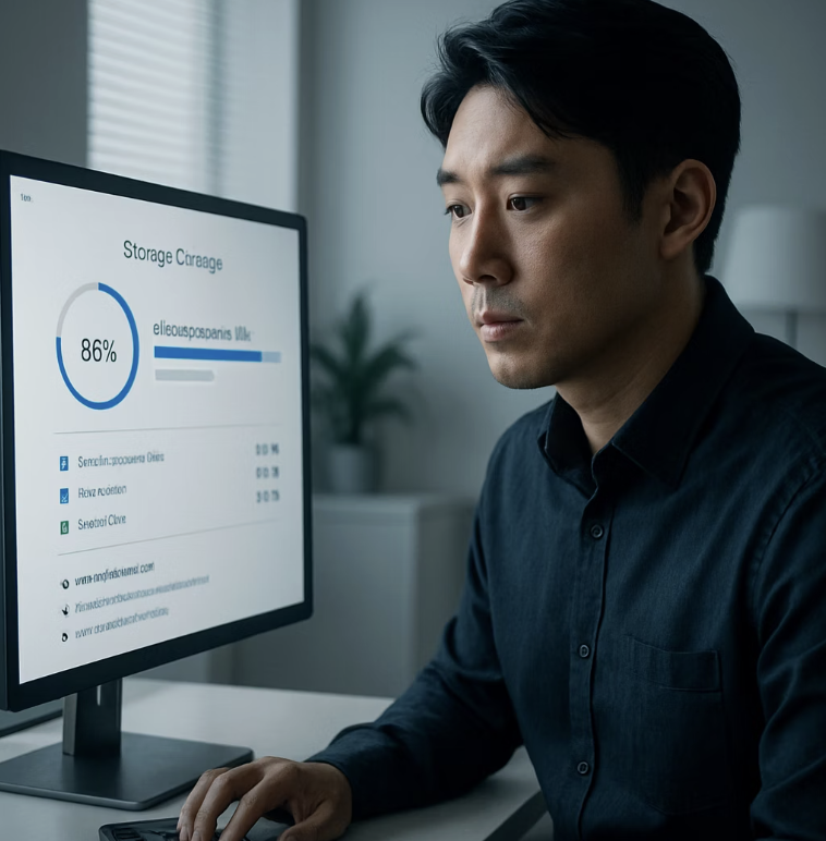 잠자고 있는 프로그램과 임시 파일 깨우기