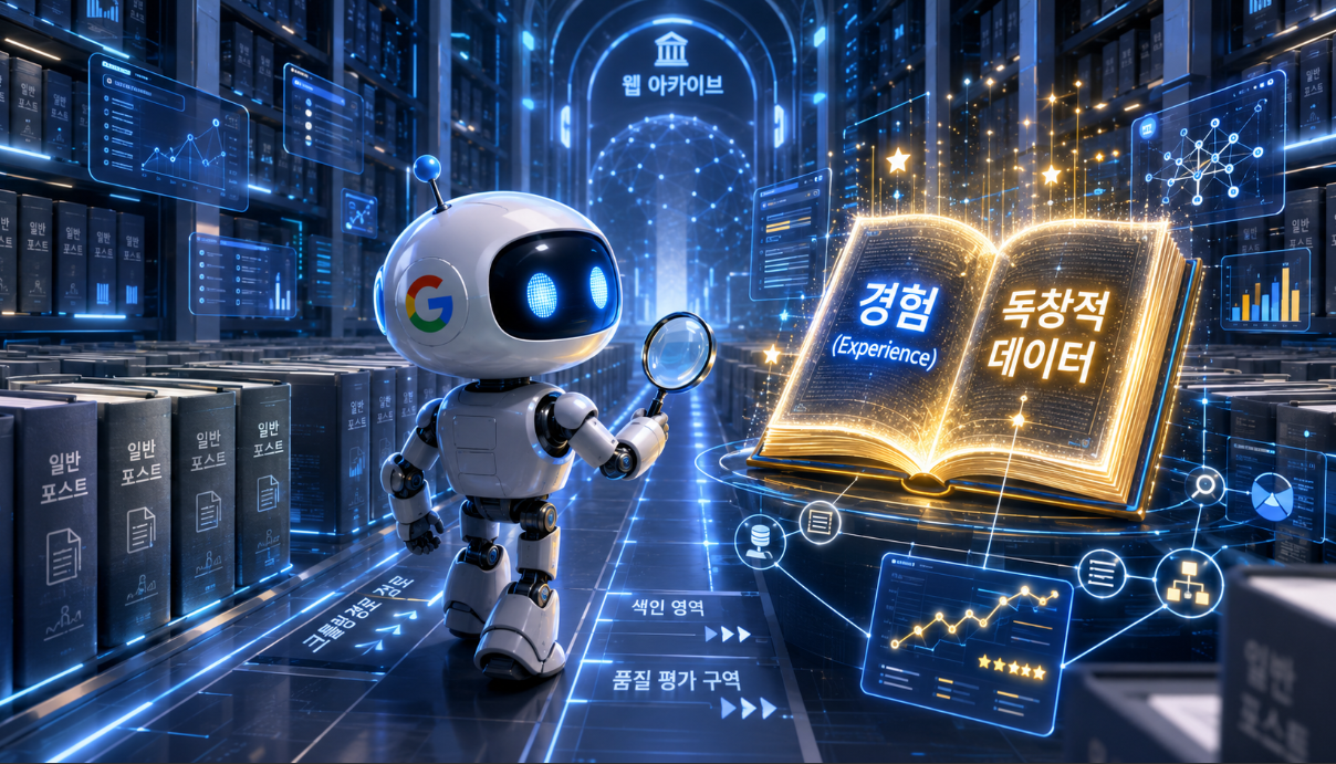 구글 로봇의 크롤링 우선순위와 E-E-A-T 기반 데이터 분석