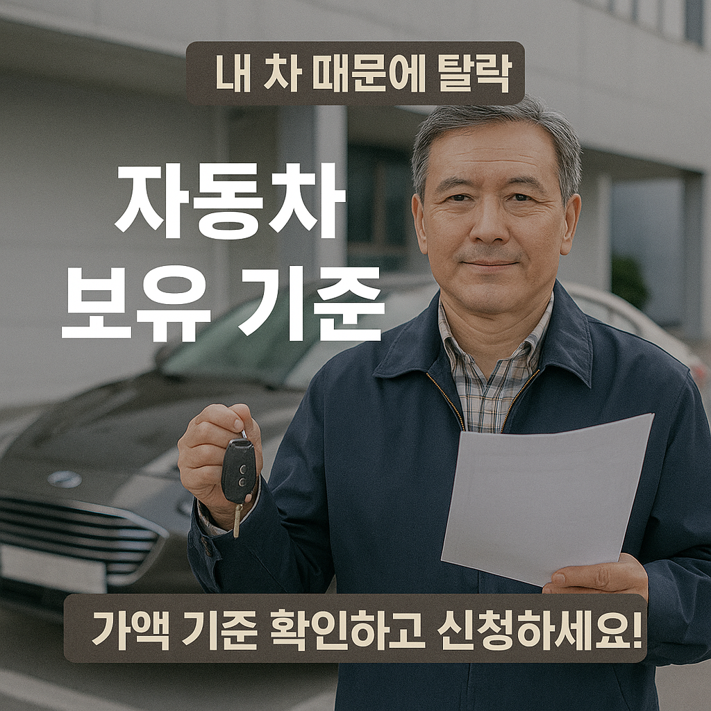 [7편] 복지 조건의 진실 시리즈 - 자동차 때문에 탈락하는 복지들