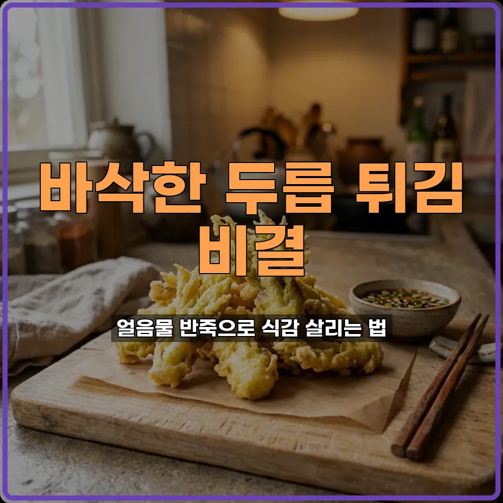 튀김바삭하게