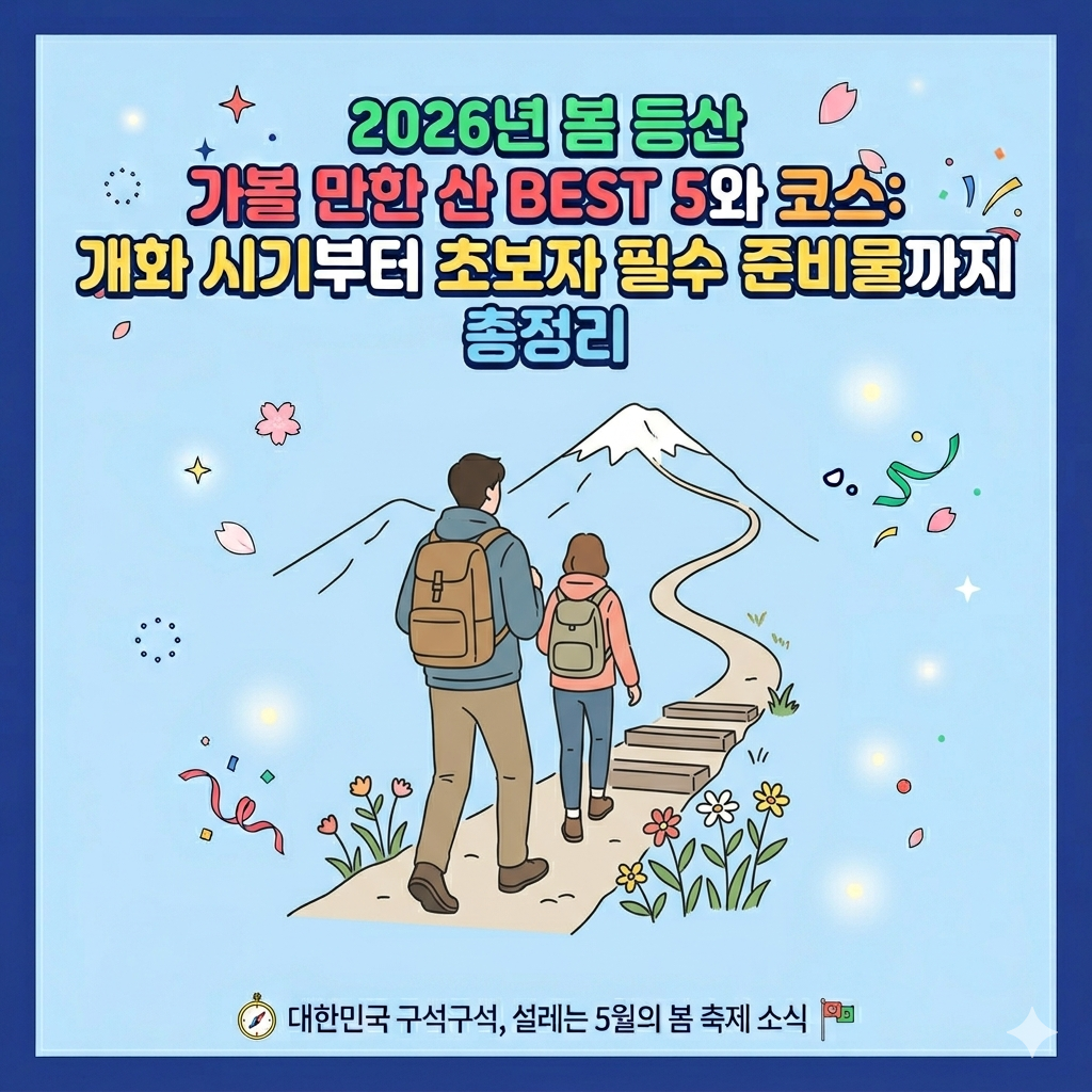 등산 관련 표지