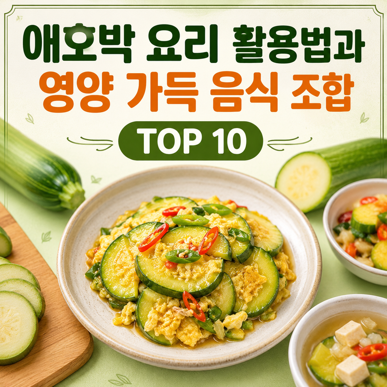 애호박 요리