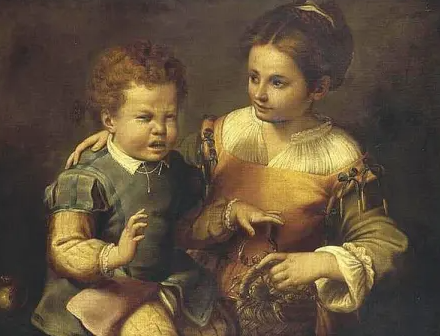 가재에 물린 소년과 웃고 있는 소녀,프랑스 국립박물관 연합(RMN)