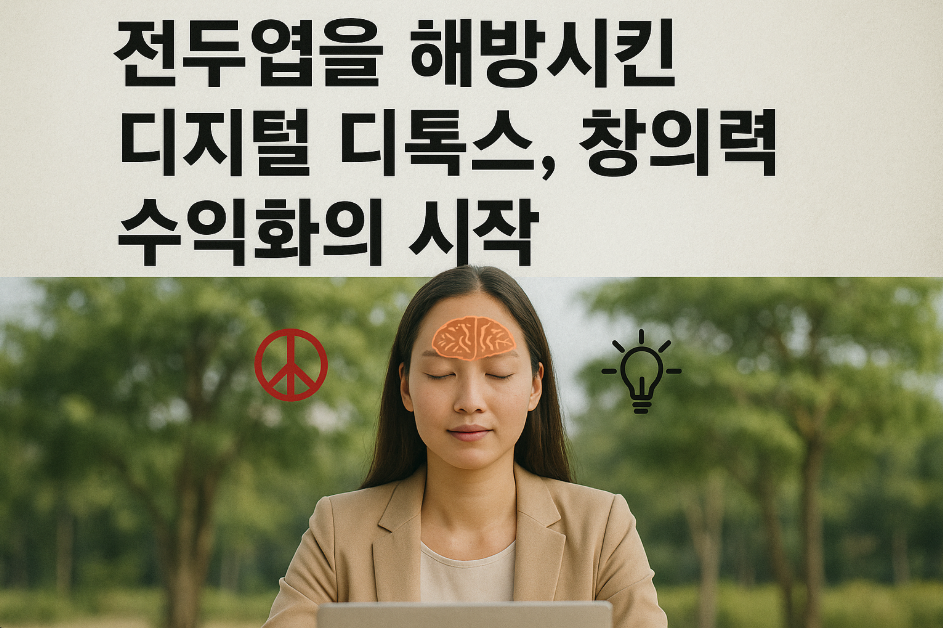 전두엽을 해방시킨 디지털 디톡스