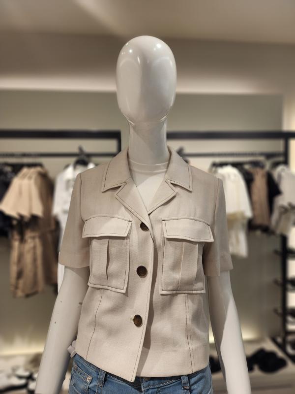 미쏘 MIXXO 테일러드 스티치 반팔 자켓 MIWJKD601C