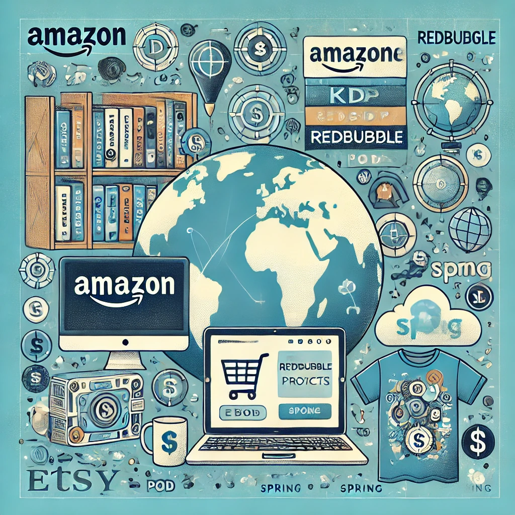 해외 플랫폼(아마존, 레드버블 등)에서 수익 내기