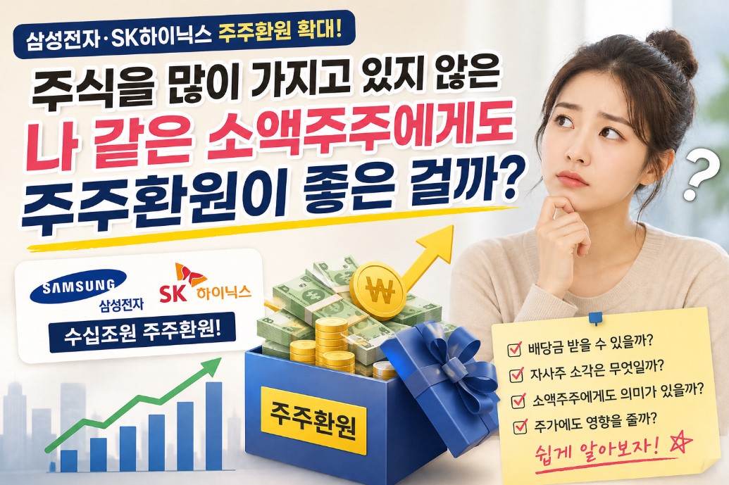 “주식을 많이 가지고 있지 않은 나 같은 소액주주에게도 주주환원이 좋은 걸까?”