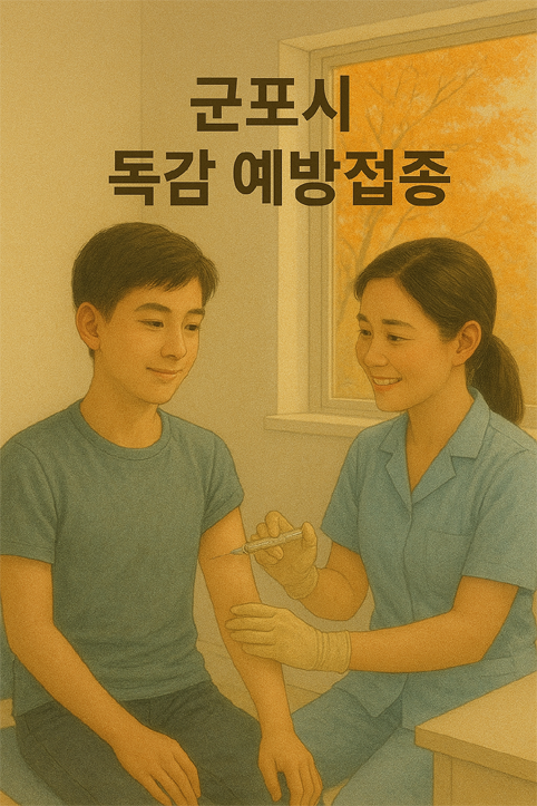 군포시 독감 예방접종 이미지