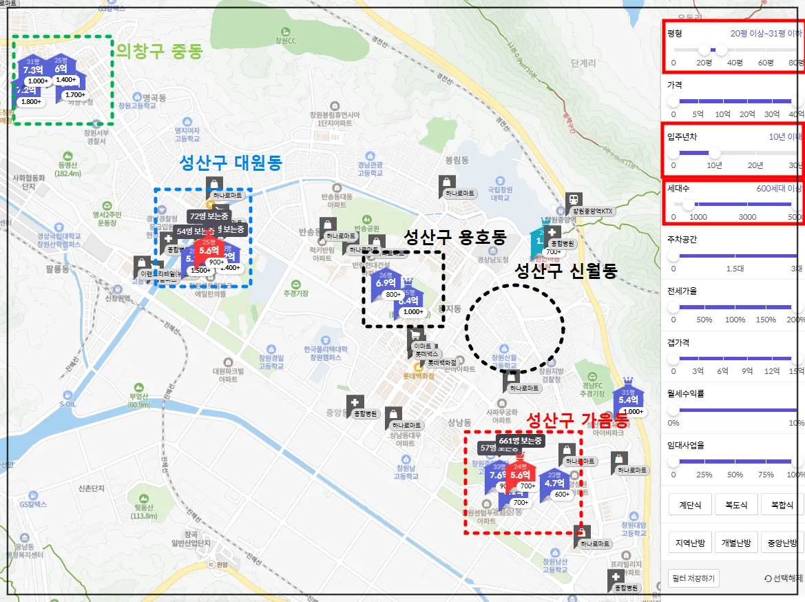 호갱노노-창원시-성산구-시세