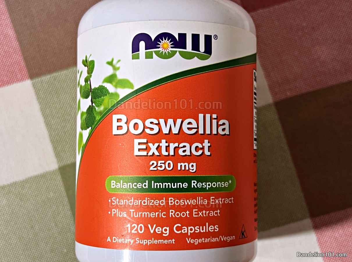 나우푸드 보스웰리아 추출물 250mg 표지