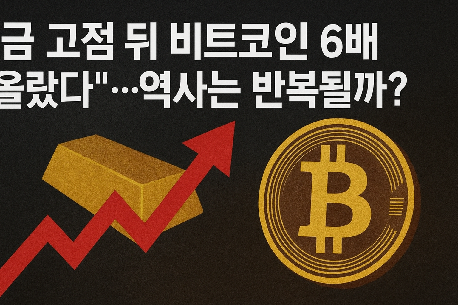 금 비트코인 흐름에 대한 썸네일