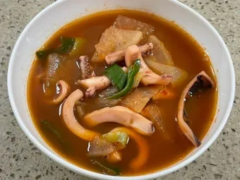 오징어 무국 끓이는 방법으로 칼칼국물_20